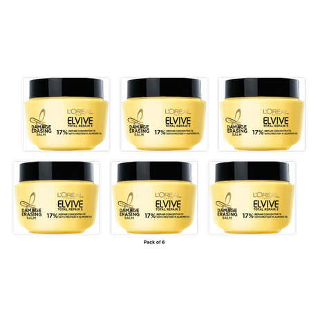 Loreal Paris Advanced Haircare Total Repair 5 Damage Erasing Balm 8.5Oz (Pack of 6)