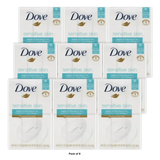 Dove Personal Size Sensitive Skin Beauty Bar 3.7 Oz 6 Ea (Pack of 9)