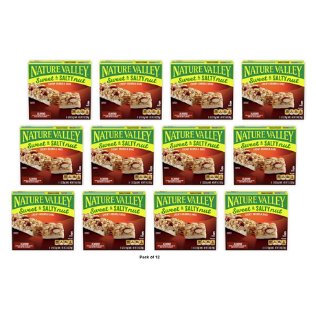 Nature Valley Granola Bars 7.4 oz ? Sweet & Salty (Pack of 12)