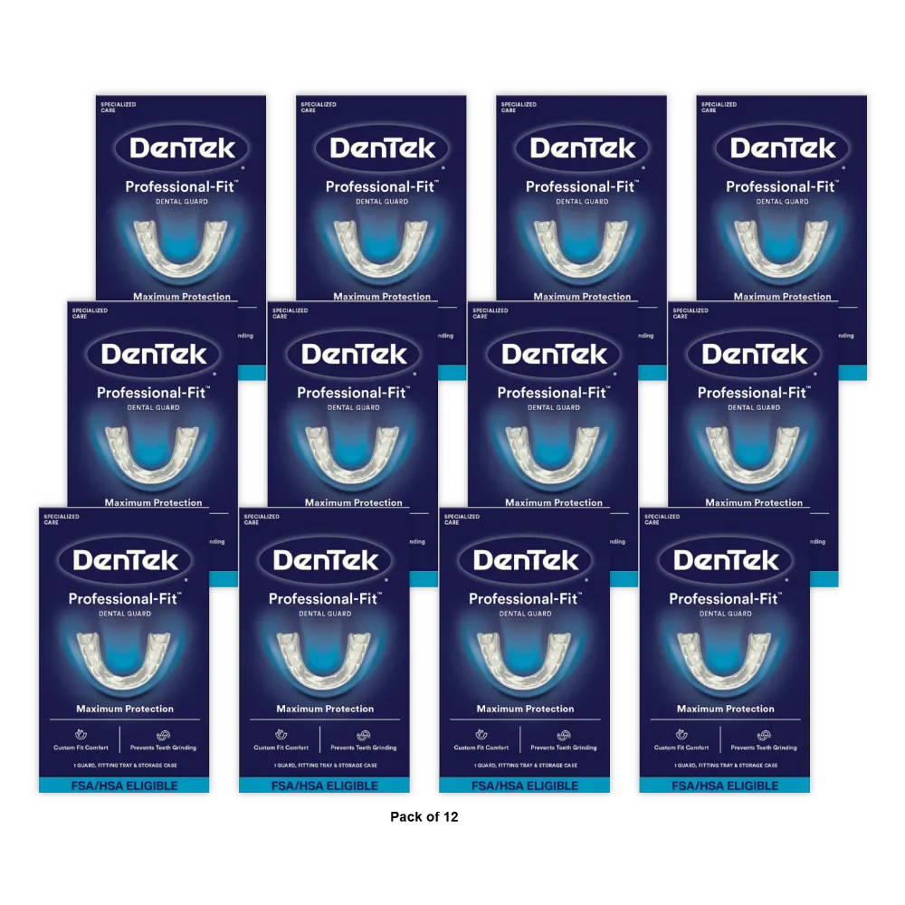 Dentek Professional Fit Dental Guard Maximum Protection1Ea 3.04oz (Pack of 12)