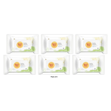 Burts Bees Baby Wipes with Aloe and Vitamin E for Sensitive Skin 16.85oz (Pack of 6)