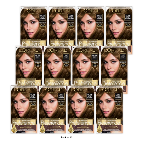 Loreal Superior Preference Sun-Kissed Caramels Hi-Lift Gold Brown Ul631 Application 18.4oz (Pack of 12)