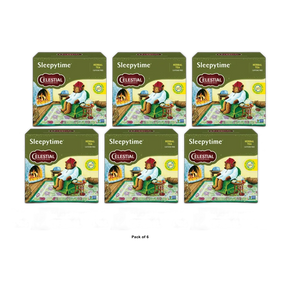 Celestial Seasonings Sleepy Time Herbal Tea Bags 2.1Oz (Pack Of 6)