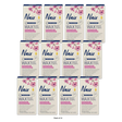 Nair Wax Ready To Use Strips For Face and Bikini 3.2Oz (Pack of 12)