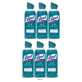 Lysol Air Sanitizer Spray Simple Fresh Scent 10Oz (Pack of 6)