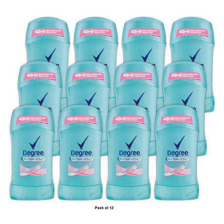 Degree Women Anti-Perspirant And Deodorant Invisible Solid Sheer Powder1.6Oz (Pack of 12)