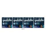 Goodnites Boys Heavy Absorbency Nighttime Underwear 20.48Oz (Pack of 4)