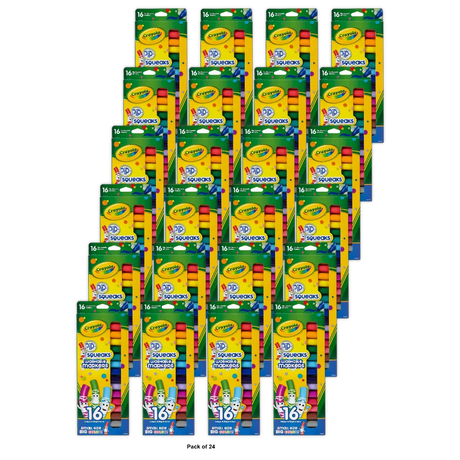 Crayola Pip-Squeaks Washable Markers16/Pack 3.52oz (Pack of 24)