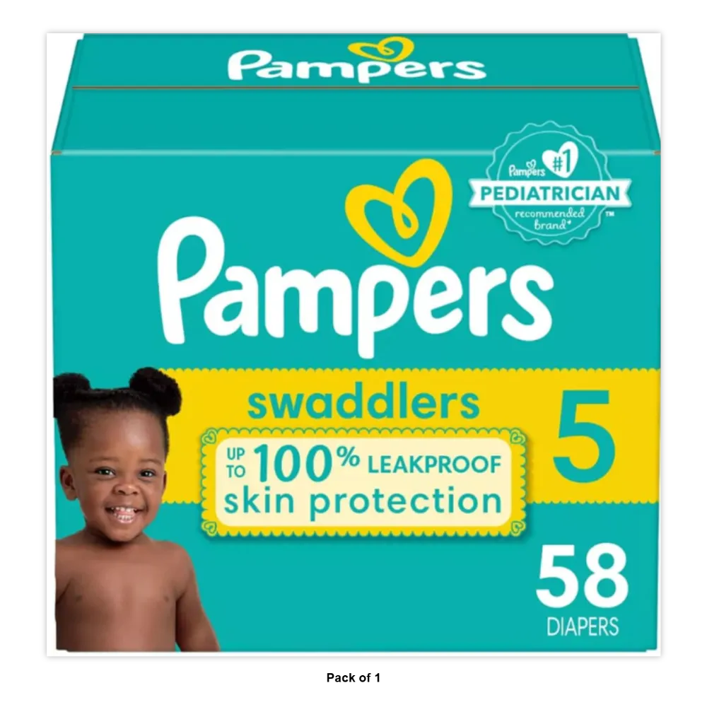 Pampers Swaddlers Active Baby Diaper Size 5 (Pack of 1)
