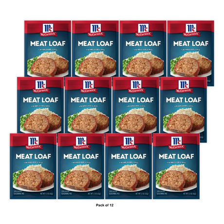 McCormick Classic Meat Loaf Seasoning Mix Packet 1.5Oz (Pack of 12)