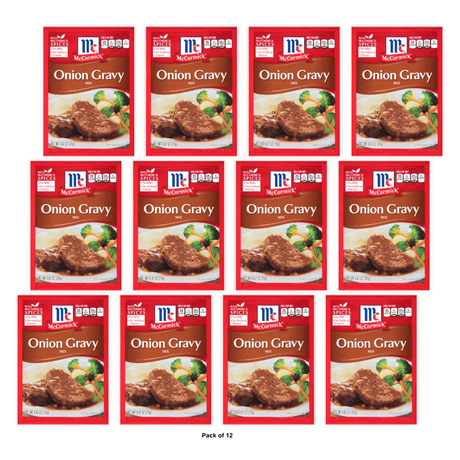 Mccormick Onion Gravy 0.87 Oz (Pack Of 12)