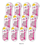 Schick Quattro For Women Value Pack With 1 Razor And 4 Cartridges 2.88oz (Pack of 12)