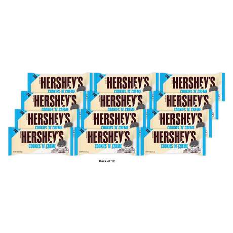 Hershey's Cookies & Creme Extra Large Bar 4 oz (Pack of 12)