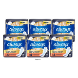 Always Ultra Thin Overnight Pads Unscented, Size 4, Overnight - 36.0 ea 12.6oz (Pack of 6)
