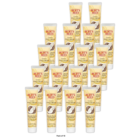 Burt's Bees Coconut Foot Cream 4.34Oz (Pack of 18)