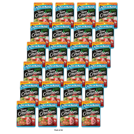 StarKist Tuna Creations Bold, Sriracha, 2.6 oz Pouch (Pack of 24)