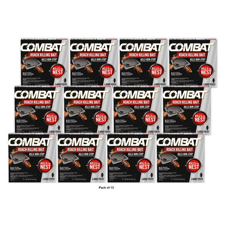 Combat Roach Killing Large Roach Bait 0.49Oz (Pack Of 12)