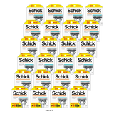 Schick Quattro Titanium Razor Blade Refills 8ct Men's Razor Refills 1.45oz (Pack of 72)