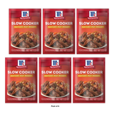 Mccormick Slow Cooker Savory Pot Roast Seasoning Mix - 1.3 Oz (Pack Of 12)