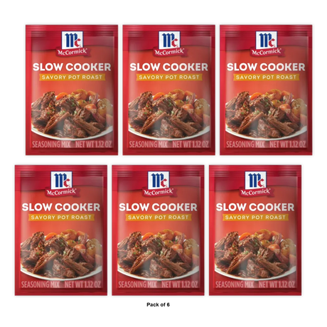 Mccormick Slow Cooker Savory Pot Roast Seasoning Mix - 1.3 Oz (Pack Of 12)