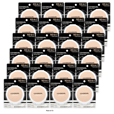 Cover Girl Trublend Pressed Powder Translucent Medium #41 0.39Oz (Pack of 72)