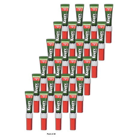 Elmers Instant Krazy Glue All-Purpose Gel 1 Ea 0.07Oz (Pack Of 48)