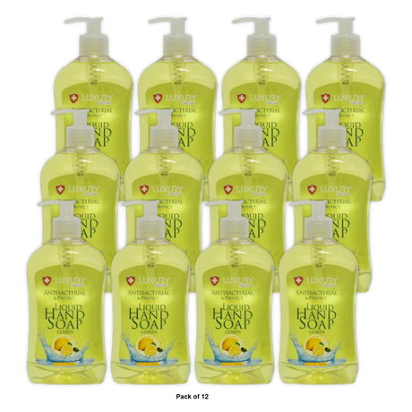 LUX Hygiene Antibacterial Lemon Soap 16.9 oz (Pack of 12)
