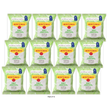 Burts Bees Facial Cleansing Towelettes For Sensitive Skin 5.1oz (Pack of 12)