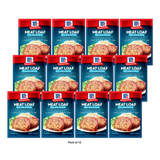 Mccormick Meat Loaf Seasoning Mix 30% Less Sodium 1.25Oz (Pack Of 12)