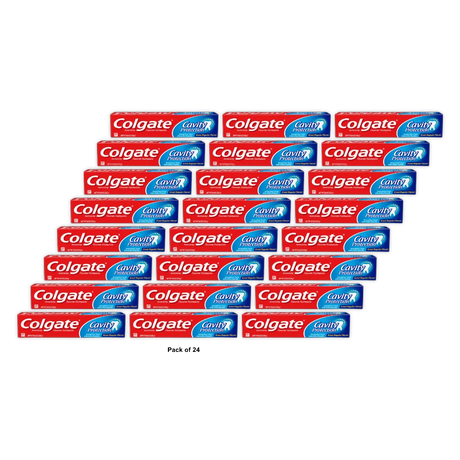 Colgate Anticavity Fluoride Toothpaste Cavity Protection 8Oz (Pack of 24)