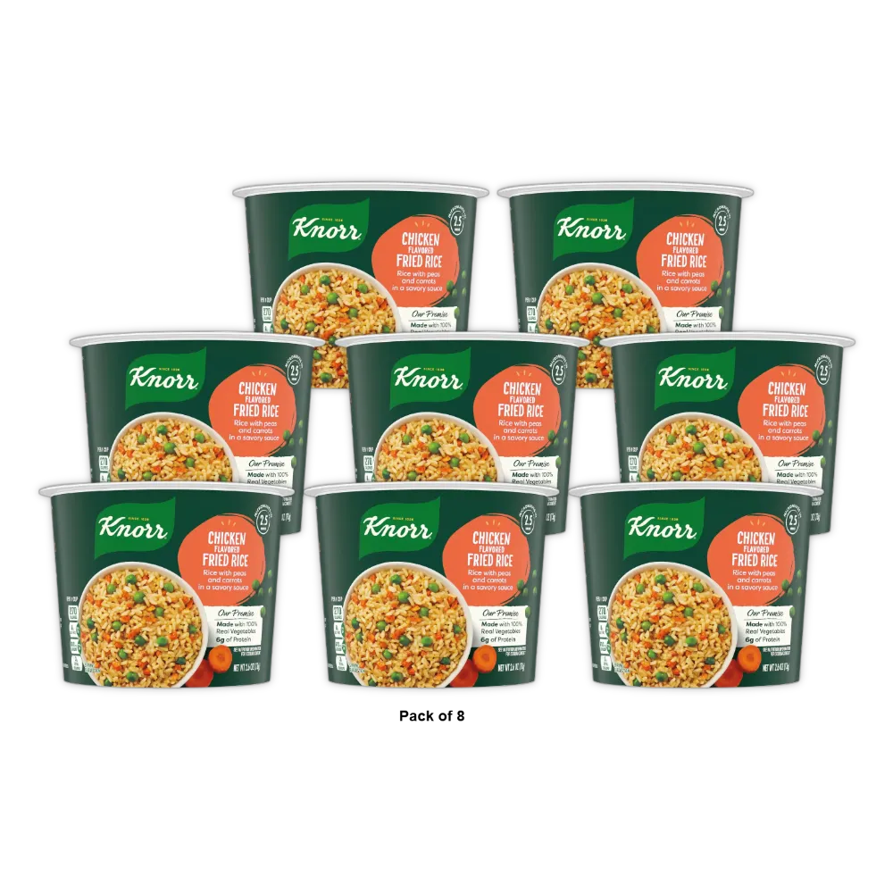 Knorr Rice Cup Chicken Fried Rice 2.6 oz (Pack of 8)