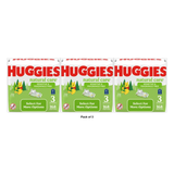 Huggies Natural Care Sensitive Baby Wipes Unscented 27.2Oz (Pack of 3)