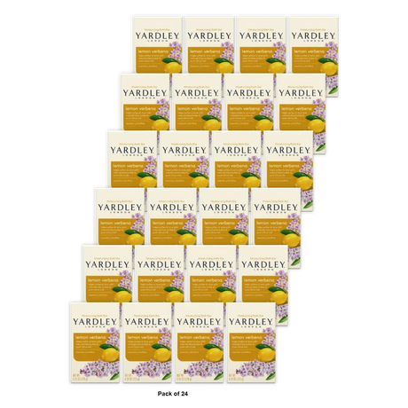 Yardley London Naturally Moisturizing Bar Lemon Verbana With Shea Butter4.25Oz (Pack of 24)