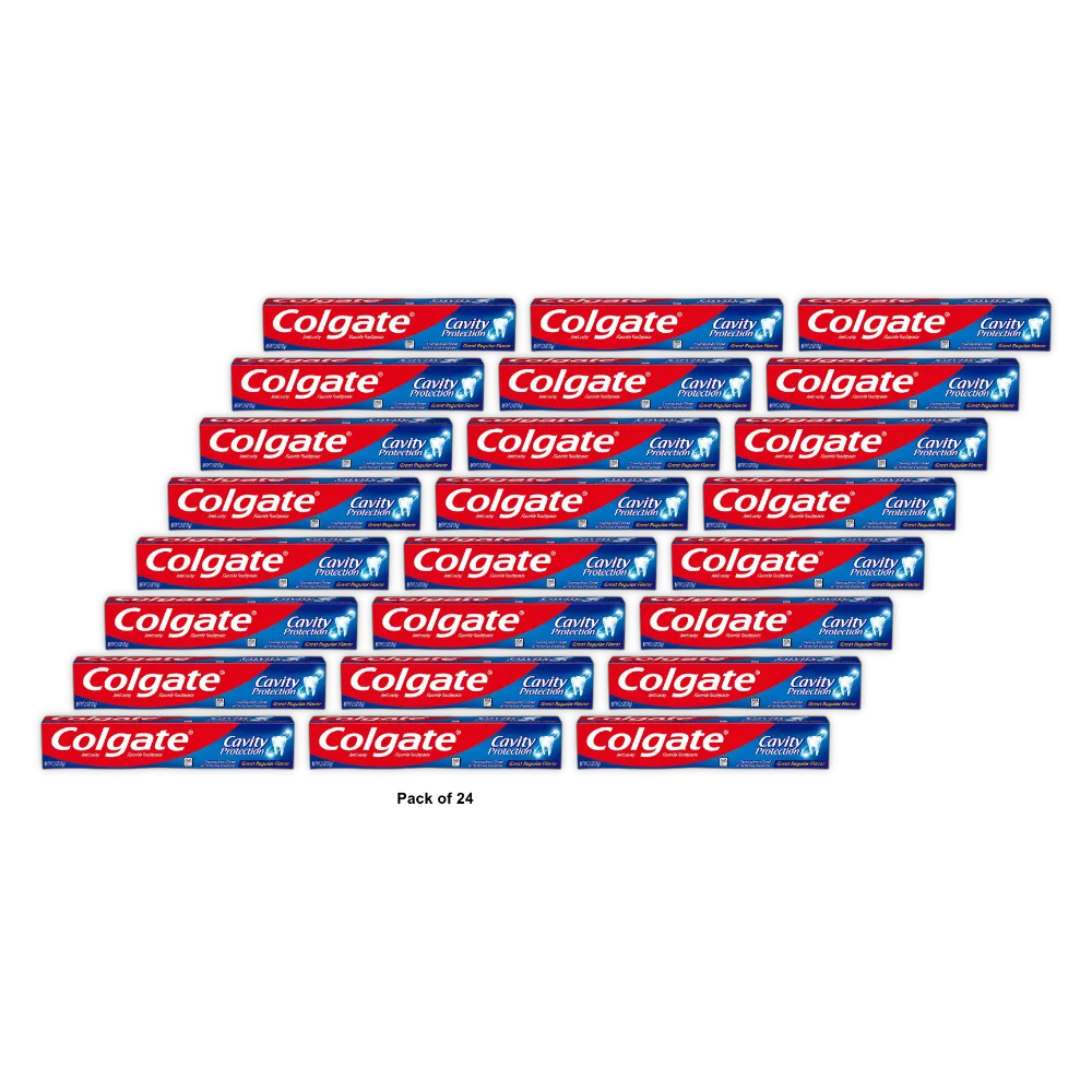 Colgate Toothpaste Regular AntiCavity Protection 2.5Oz (Pack of 24)