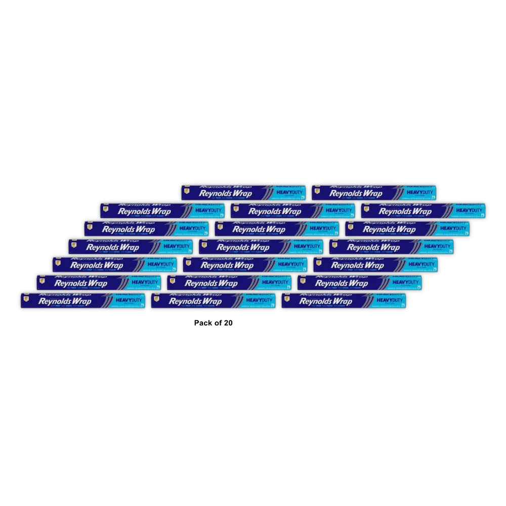 Reynolds Wrap Heavy Duty Wide Aluminum Foil75 Sq Ft (Pack Of 20)