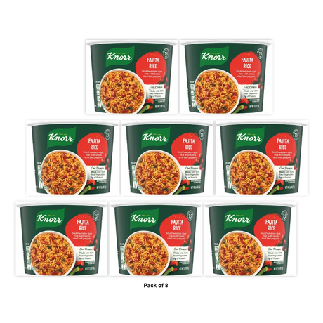 Knorr Rice Cup Fajita Flavor 2.6 oz (Pack of 8)