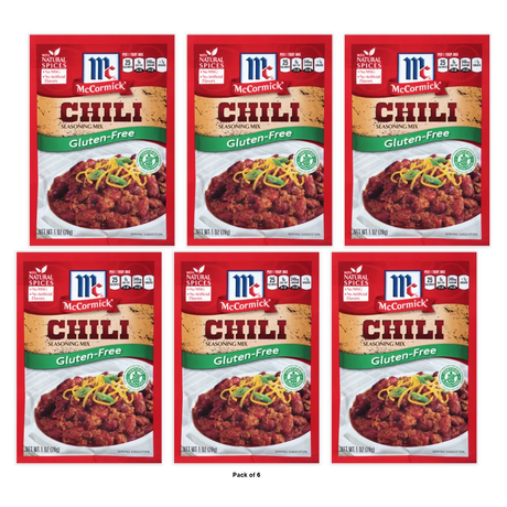 Mccormick Gluten-Free Chili Seasoning Mix ? 1 Oz (Pack Of 12)