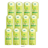Ban Invisible Solid Anti-Perspirant And Deodorant Unscented Intensely Fresh 2.6Oz (Pack of 12)