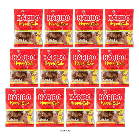 Haribo Happy Cola Gummi Candy 5Oz (Pack of 12)