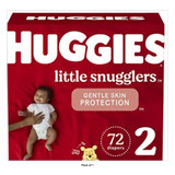 Huggies Little Snugglers Baby Diapers Size 2 72 Count 78.4oz (Pack of 1)