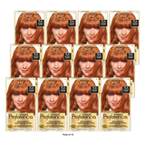 Loreal Superior Preference Hair Color 7La Lightest Auburn 8Oz (Pack Of 12)