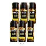 Axe Fine Fragrance Collection Premium Deodorant Body Spray for Men Golden Mango 4oz (Pack of 12)