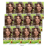 Garnier Nutrisse Nourishing Color Cream Permanent Haircolor Light Ash Brown 611 Kit 8.48oz (Pack of 12)