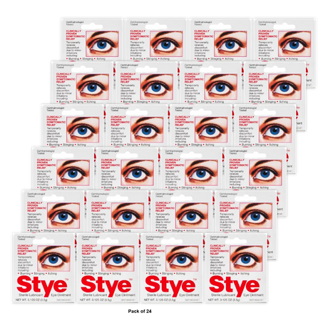 Stye Sterile Lubricant Eye Ointment 0.125Oz (Pack Of 24)
