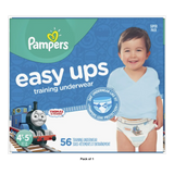 Pampers Training Pants - Easy Ups Boys & Girls Size 4T-5T 56 Count (Pack of 1)
