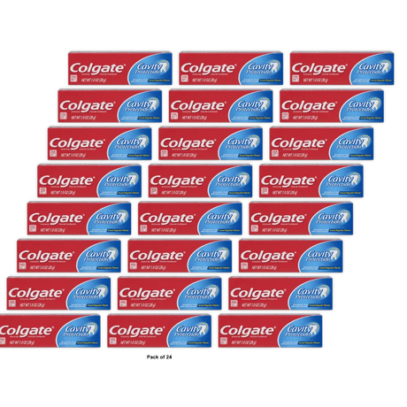 Colgate Cavity Protection Toothpaste Great Regular Flavor 1Oz (Pack of 24)