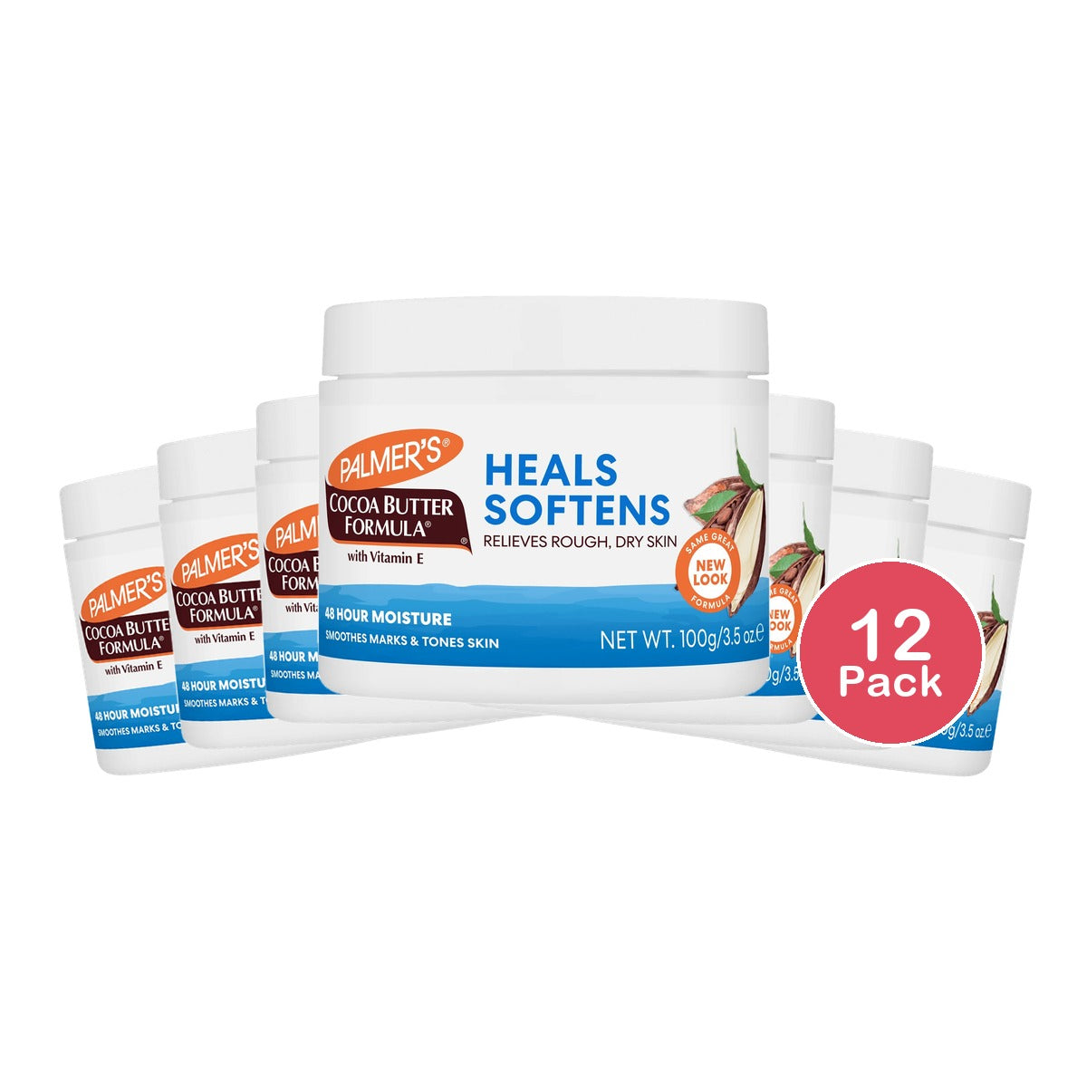 Palmer's Cocoa Butter Formula Solid Lotion with Vitamin E 3.5 oz. Moisturizes & 3.5 Oz (Pack of 12)