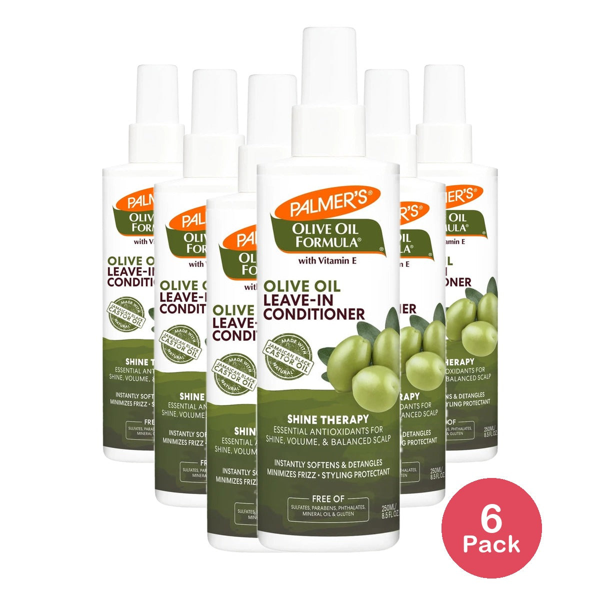 Palmer's Olive Oil Formula Shine Therapy Leave-In Conditioner 8.5 oz. (Pack of 6)