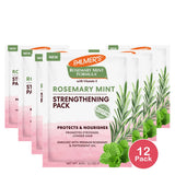 Palmer's Rosemary Mint Formula Strengthening Pack Conditioner; Hydrating Protec 2.1 Oz (Pack of 12)