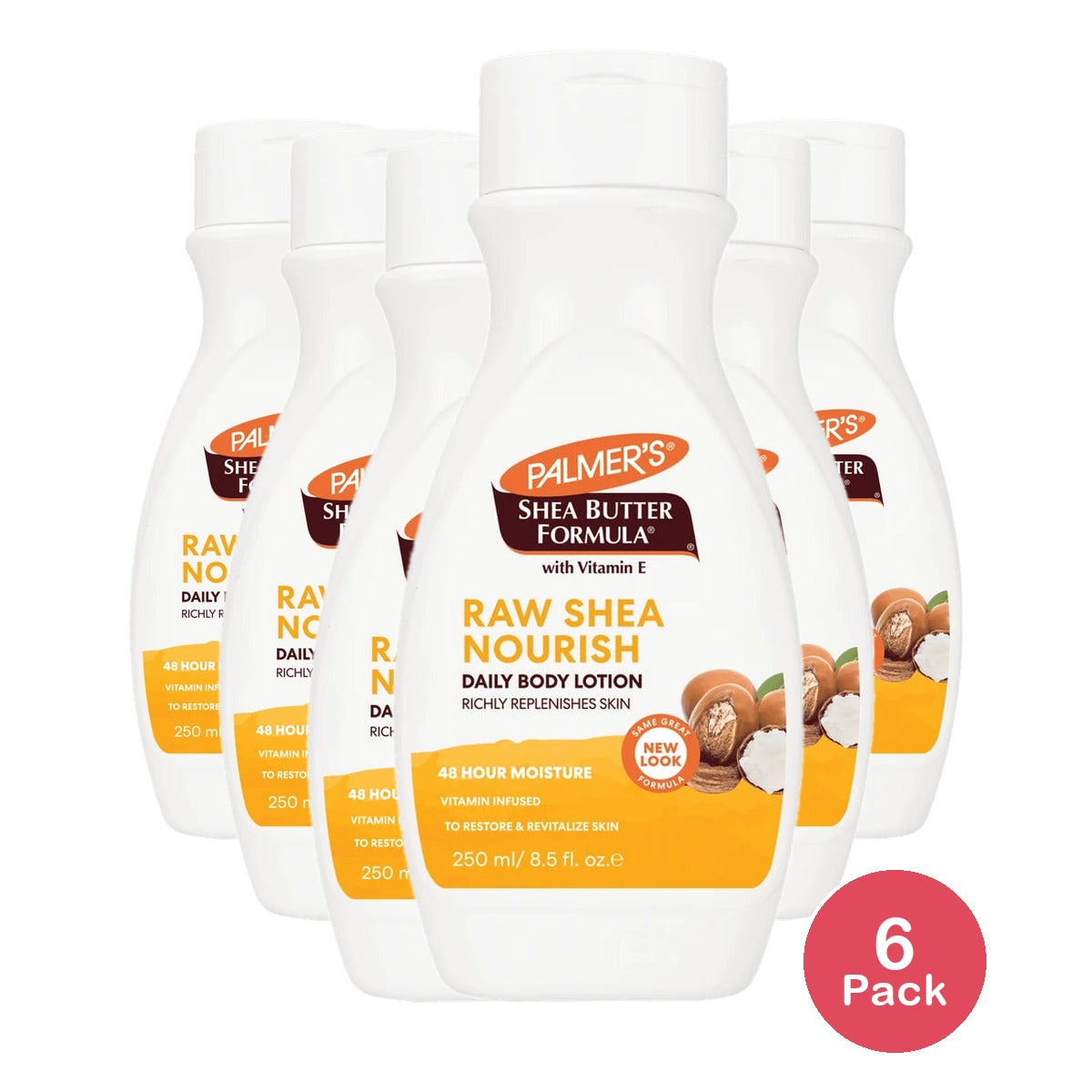 Palmer's Shea Butter Formula Raw Shea Nourishing Body Lotion 8.5 fl. oz. 8.5 Fl. Oz (Pack of 6)